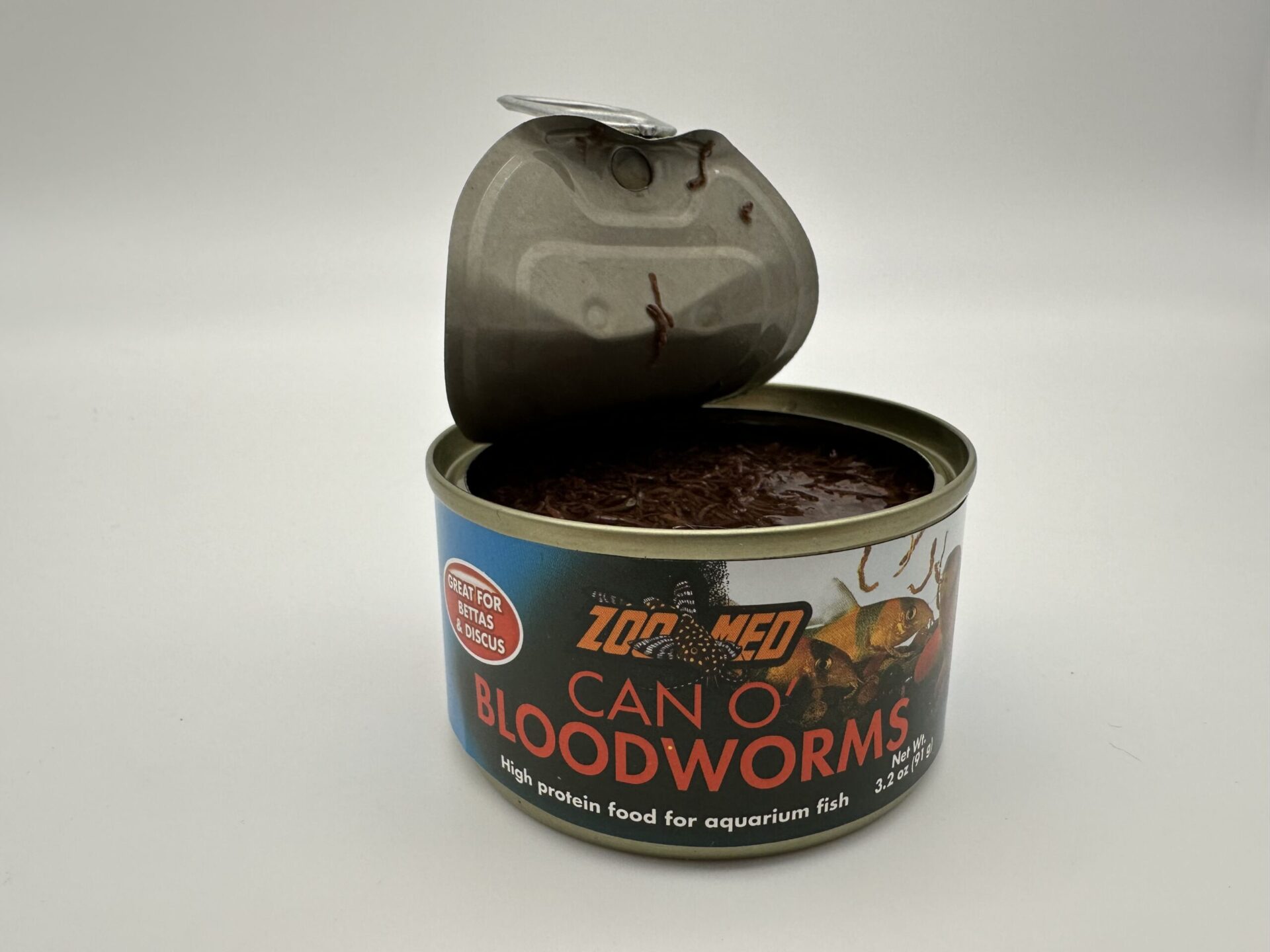 Zoo Med Can O' Bloodworms: A Canned Fish Food?