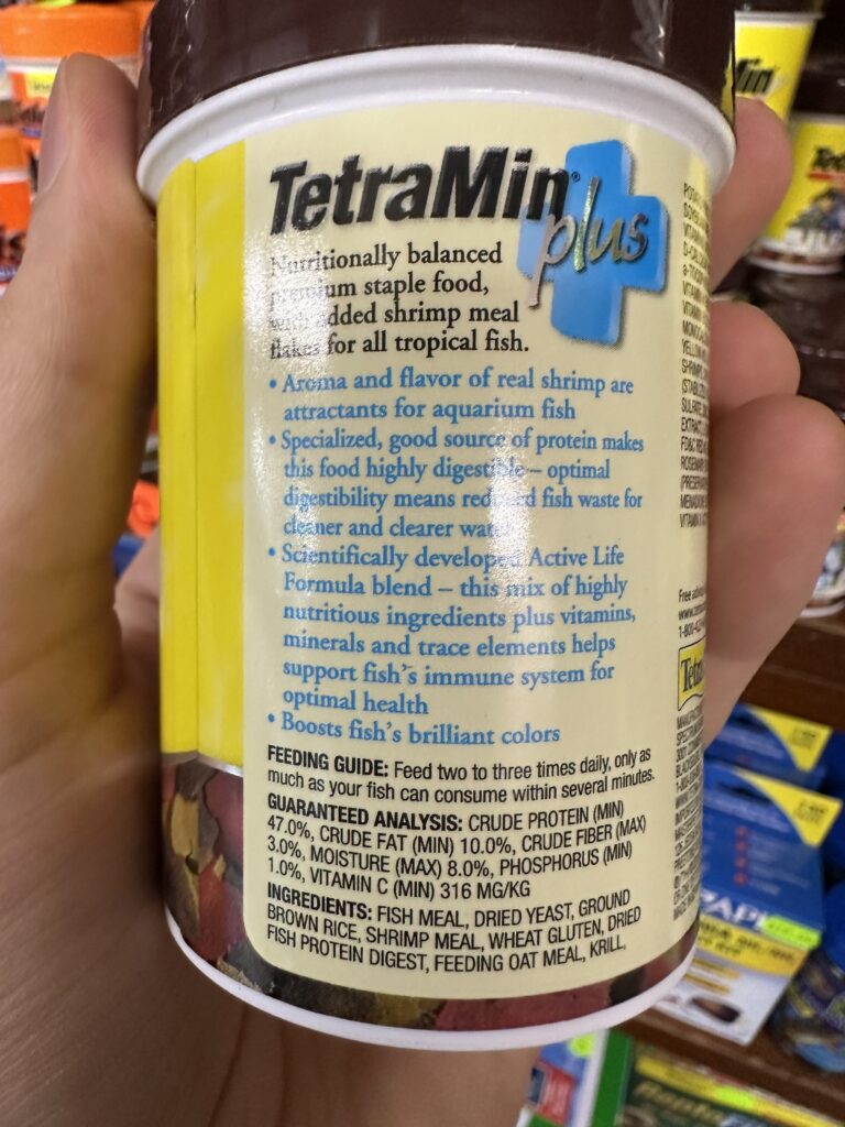 TetraMin Plus Ingredients