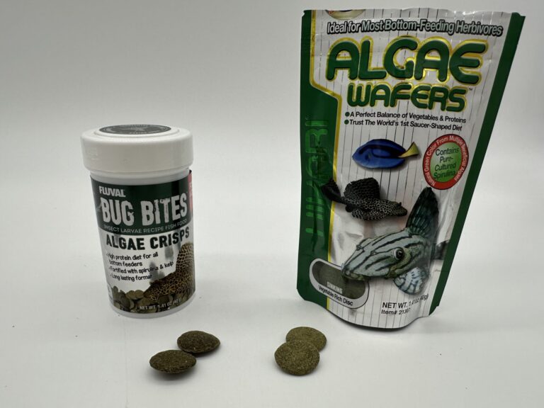 Fluval Bug Bites Algae Crisps Comparison